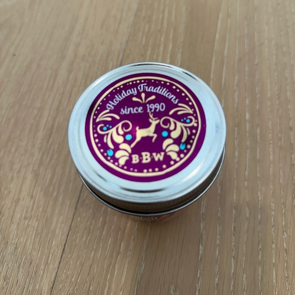 Bath and Body Works Twisted Peppermint 1 wick Candle Pink Winter Holiday Vanilla - Picture 5 of 8